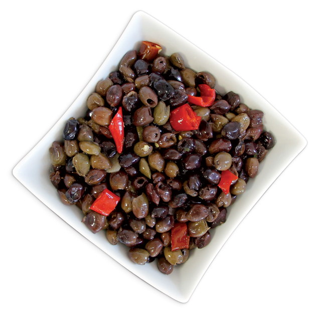 immagine small Pitted black “Leccino” olives