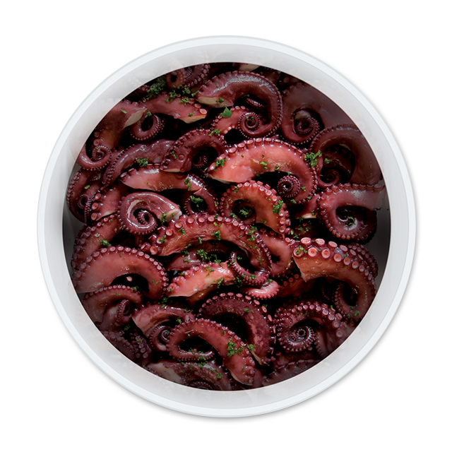 immagine small Octopus salad in brine