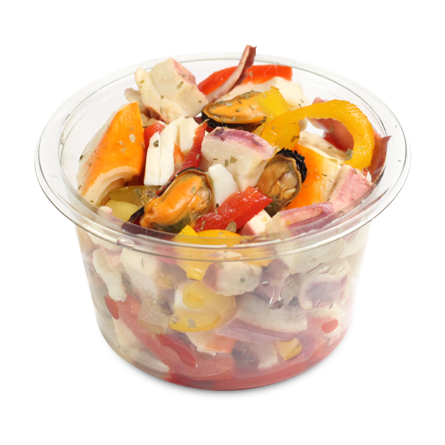 immagine small Seafood salad with vegetables “Delicious”